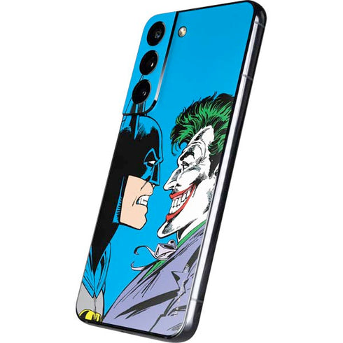DC Comics The Joker vs Batman Vintage art Galaxy S22 Skin
